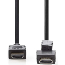 Cavo HDMI™ maschio ad alta velocità con Ethernet Connettore HDMI girevole 1,5m nero