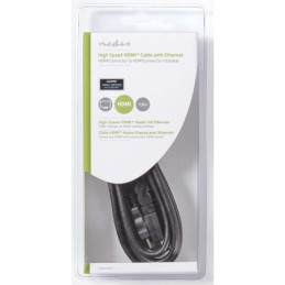 Cavo HDMI™ maschio ad alta velocità con Ethernet Connettore HDMI girevole 1,5m nero