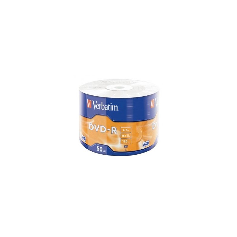 Verbatim - Confezione 50 DVD-R 4.7GB 120min