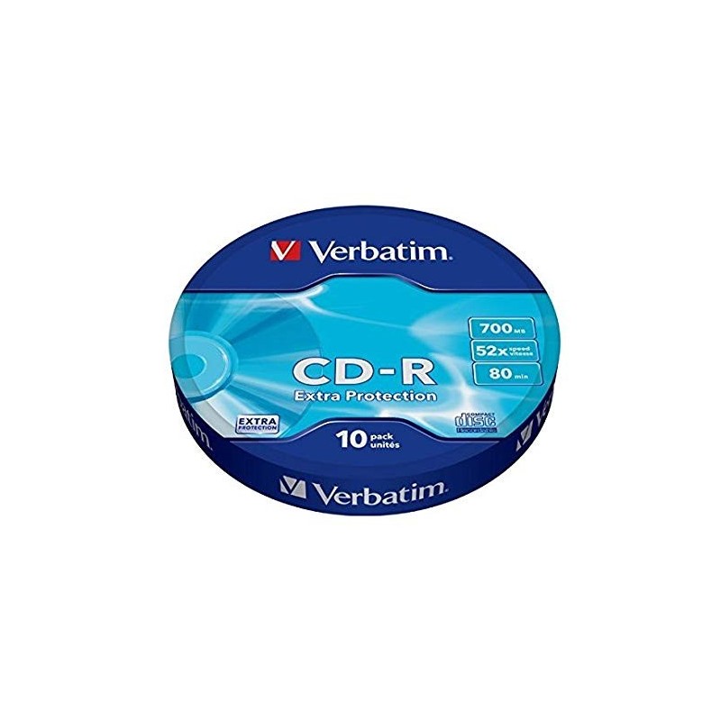 Verbatim CD-R 80min Extra Protection - Confezione da 10 pezzi