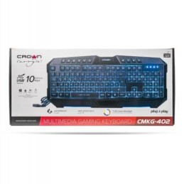 Tastiera Gaming multimediale 10 tasti con 7 retroilluminazioni LED