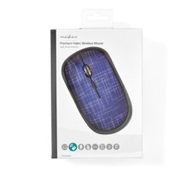 Mouse Wireless 3 pulsanti 1600 DPI Blu