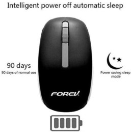 Mouse wireless 1200DPI nero 4 pulsanti