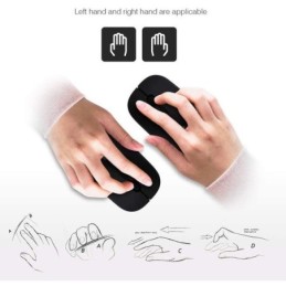 Mouse wireless nero con batteria ricaricabile incorporata