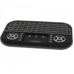Mini tastiera wireless con touchpad e retroilluminazione
