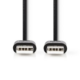 Cavo USB 2.0 A maschio A maschio 2m Nero