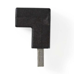 Adattatore USB 2.0 A maschio-A femmina Con angolo a 90° Nero