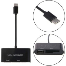 Adattatore USB Type C ad USB 2.0/SD/TF
