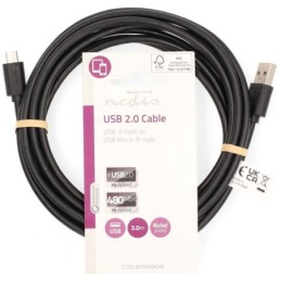 Cavo USB - microUSB 480Mbps 10W 3m
