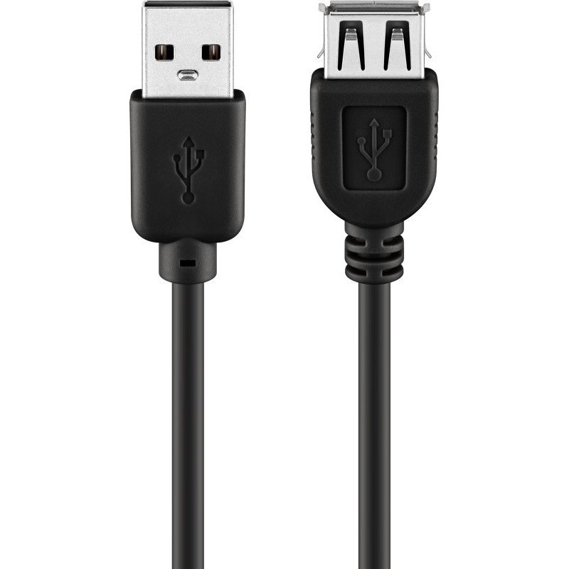 Cavo prolunga USB-A 3m nero USB 2.0 480 Mbit/s