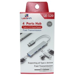 Hub USB slim type C 4xUSB 3.0