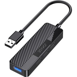 Adattatore hub USB 4 in 1 1xUSB 3.0 e 3xUSB 2.0 nero JC009-K