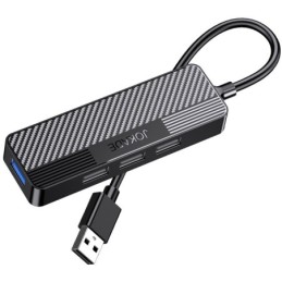 Adattatore hub USB 4 in 1 1xUSB 3.0 e 3xUSB 2.0 nero JC009-K