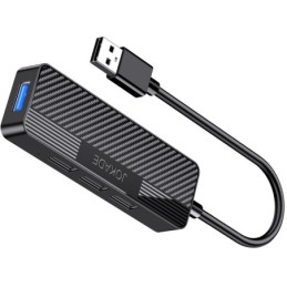 Adattatore hub USB 4 in 1 1xUSB 3.0 e 3xUSB 2.0 nero JC009-K