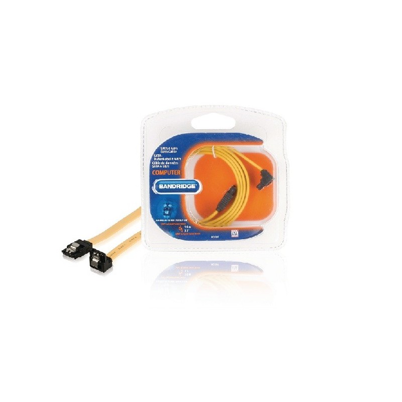 Cavo SATA 6 Gb / s Internal SATA 7-Pin Femmina - SATA 7-Pin Femmina 1.00 m Giallo