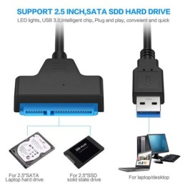 Adattatore da USB 3.0 a SATA7 + 15 pin