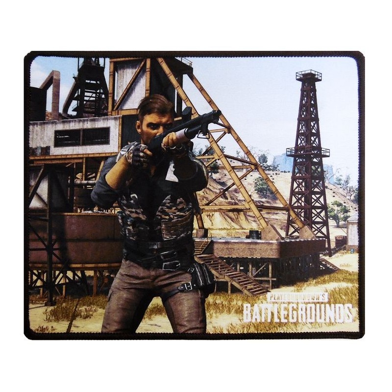 Tappetino Mouse 25x21 cm PlayerUnknown's Battlegrounds Personaggio con Shotgun