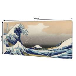 Tappetino per mouse 80x30cm "La grande onda"