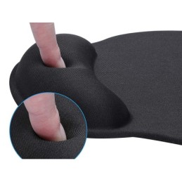 Tappetino per mouse con poggia polso in memory gel