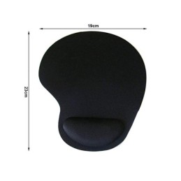 Tappetino per mouse con poggia polso in memory gel