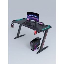 Scrivania da gaming 120x60x74 con luci RGB
