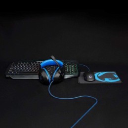 Kit gaming 4in1 Tastiera-Cuffie-Mouse-Tappetino layout italiano