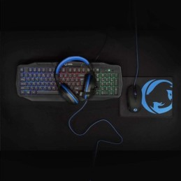 Kit gaming 4in1 Tastiera-Cuffie-Mouse-Tappetino layout italiano