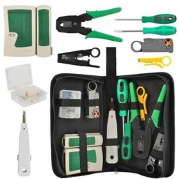 Kit tester di rete e accessori con custodia