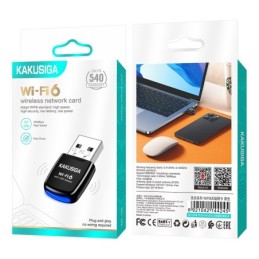 Scheda di rete WiFi USB nero KSC-1424
