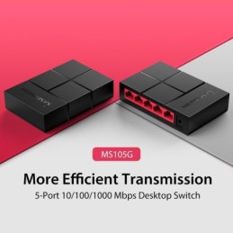 Switch di rete Mercusys MS105 5 porte Fast Ethernet 10/100/1000 Mbps