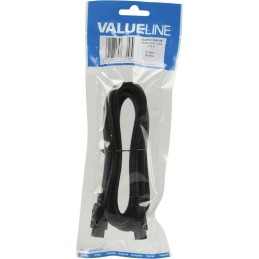 Cavo firewire 9 poli nero 2m