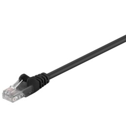 Cavo di rete CAT 5e RJ45 U/UTP 50cm nero
