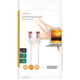 Cavo di rete Cat6 RJ45 5m bianco S/FTP LSZH