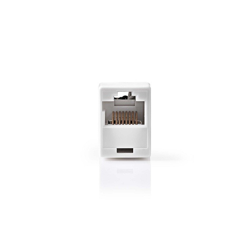 Adattatore di rete Cat 5 RJ45 femmina - RJ45 femmina Bianco