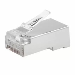 Connettore RJ45 schermato Cat 6 STP 8P8C