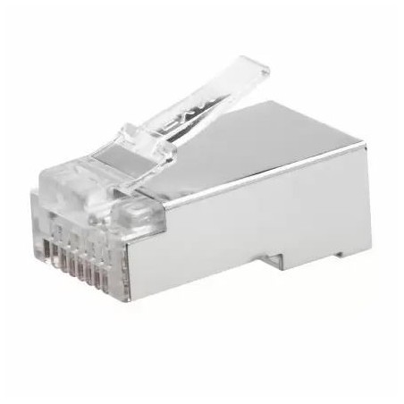 Connettore RJ45 schermato Cat 6 STP 8P8C