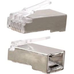 Plug RJ45 Cat.6 schermato - confezione da 100