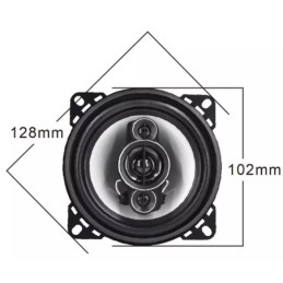 Coppia altoparlanti 4 vie con griglia 4" 250W 4 Ohm MF-1043