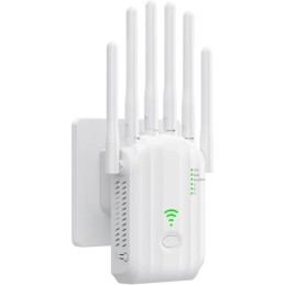 Ripetitore WiFi Dual Band 1200 Mbps con 6 antenne Q-A108