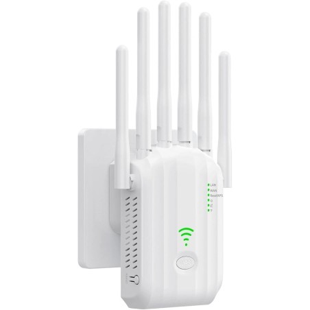 Ripetitore WiFi Dual Band 1200 Mbps con 6 antenne Q-A108