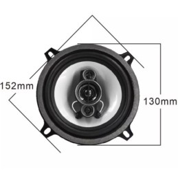 Coppia altoparlanti 4 vie con griglia 5" 350W 4 Ohm MF-1343
