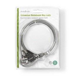 Blocco del notebook Tasto 1.8m argento