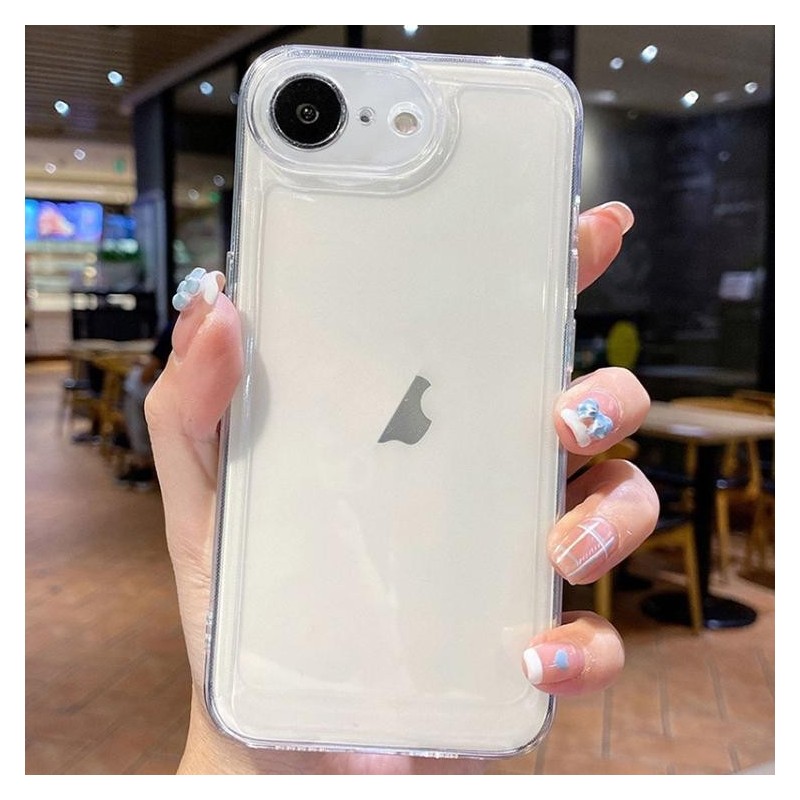 Custodia Antiurto in TPU per iPhone 16e Trasparente