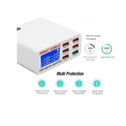 Caricabatteria veloce USB 3.0 da tavolo