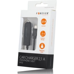 Caricatore per auto per iPhone - 2,1A M-02 nero