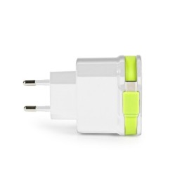 Caricabatterie USB Type C 2 uscite 2.4A-1A Sweex