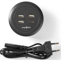 Caricabatterie da muro/scrivania ricarica rapida USB-C™/3xUSB-A 30W 1x3A/3x2.1A