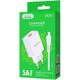 Caricabatterie USB type C ricarica rapida 5V/5A JB022