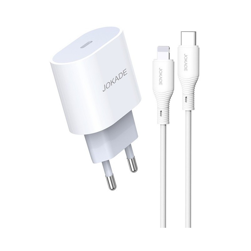Alimentatore caricabatterie USB type C/Lightning 9V-2A/12V-1.67A PD25W JB010