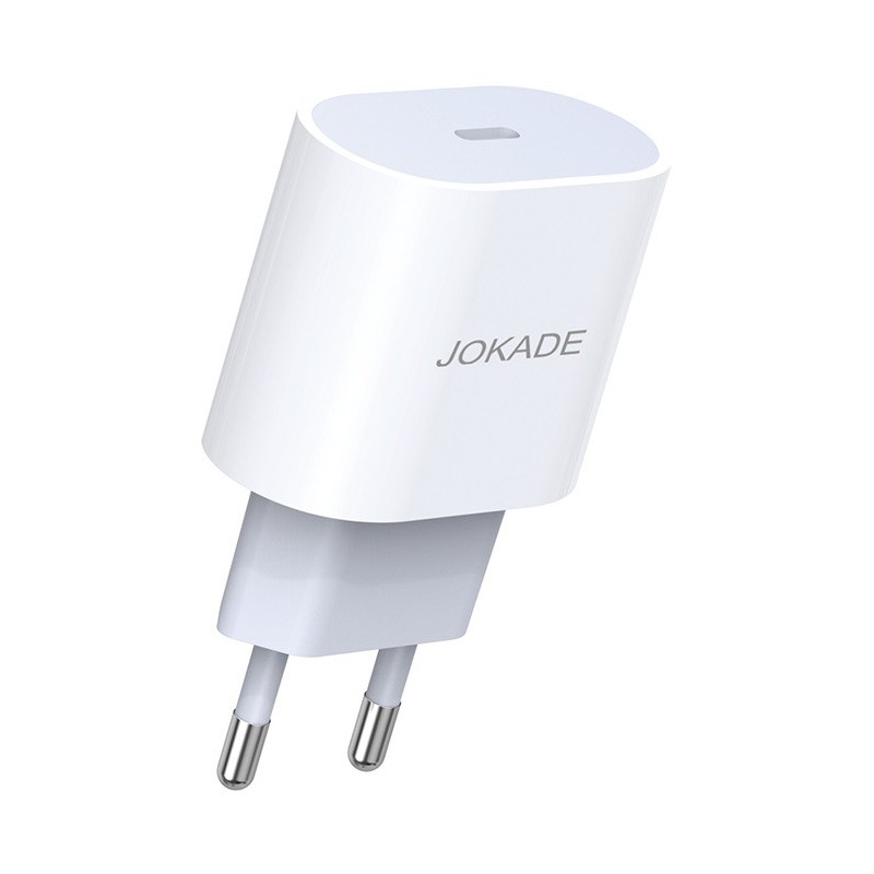 Caricabatterie USB Type C 2A PD25W bianco JB009